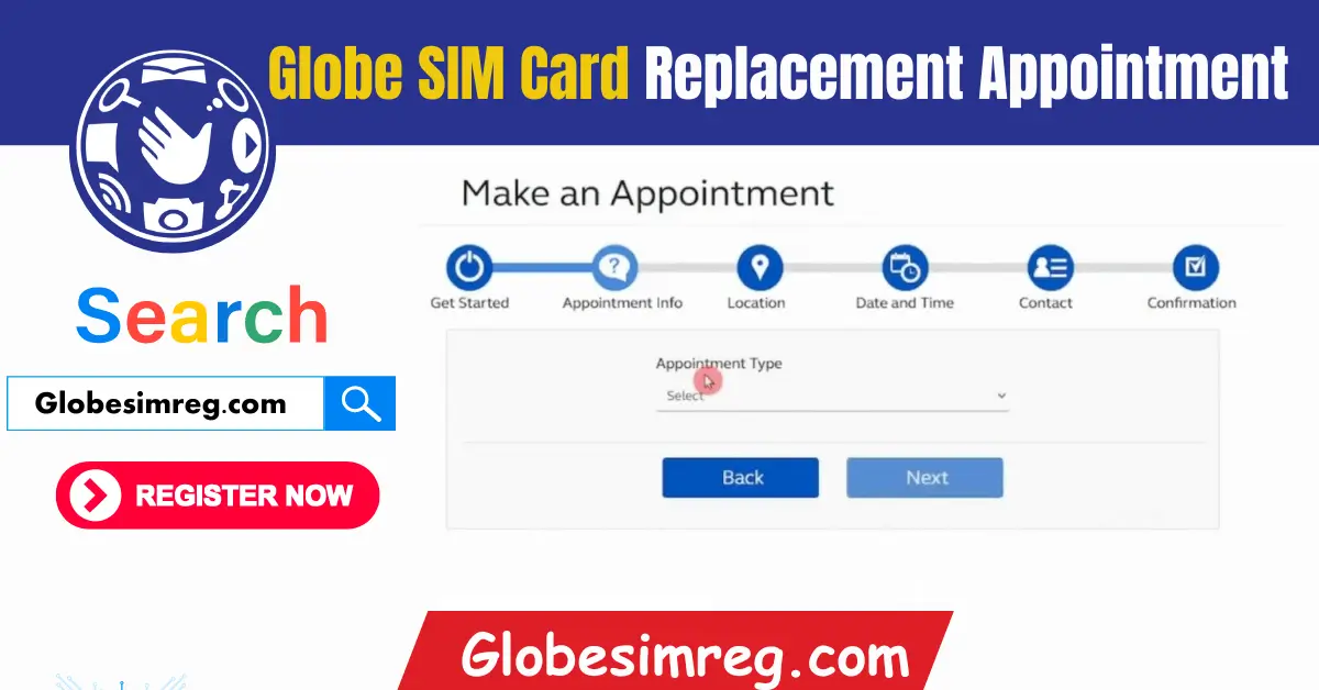 How to Book? Globe SIM Card Replacement Appointment