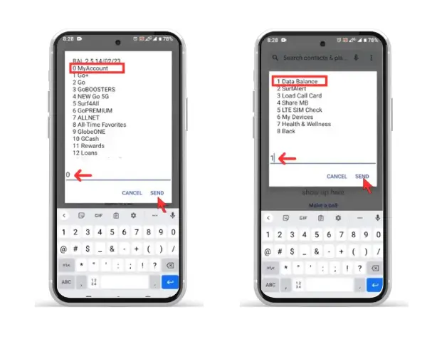 Globe SIM Balance